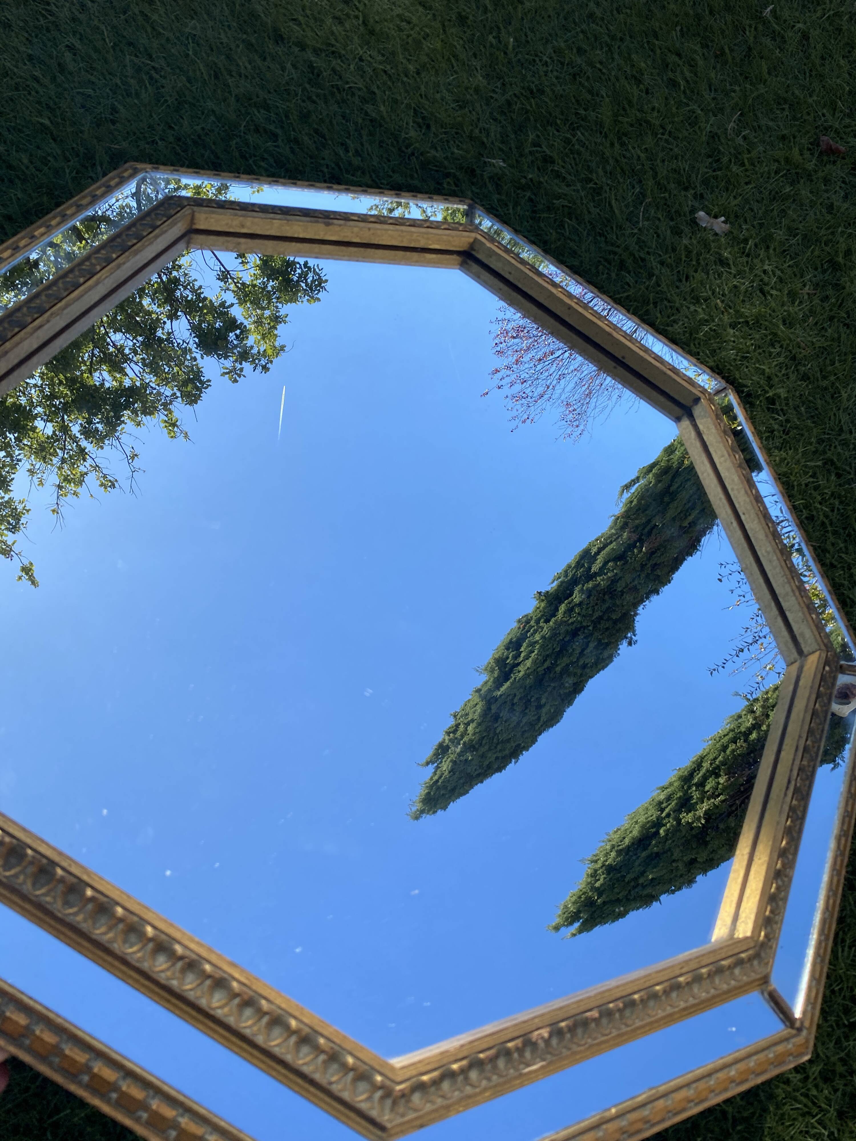 Mirror with glazing beads, 1940s
