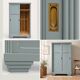 Parisian Art Deco wardrobe with sliding doors.