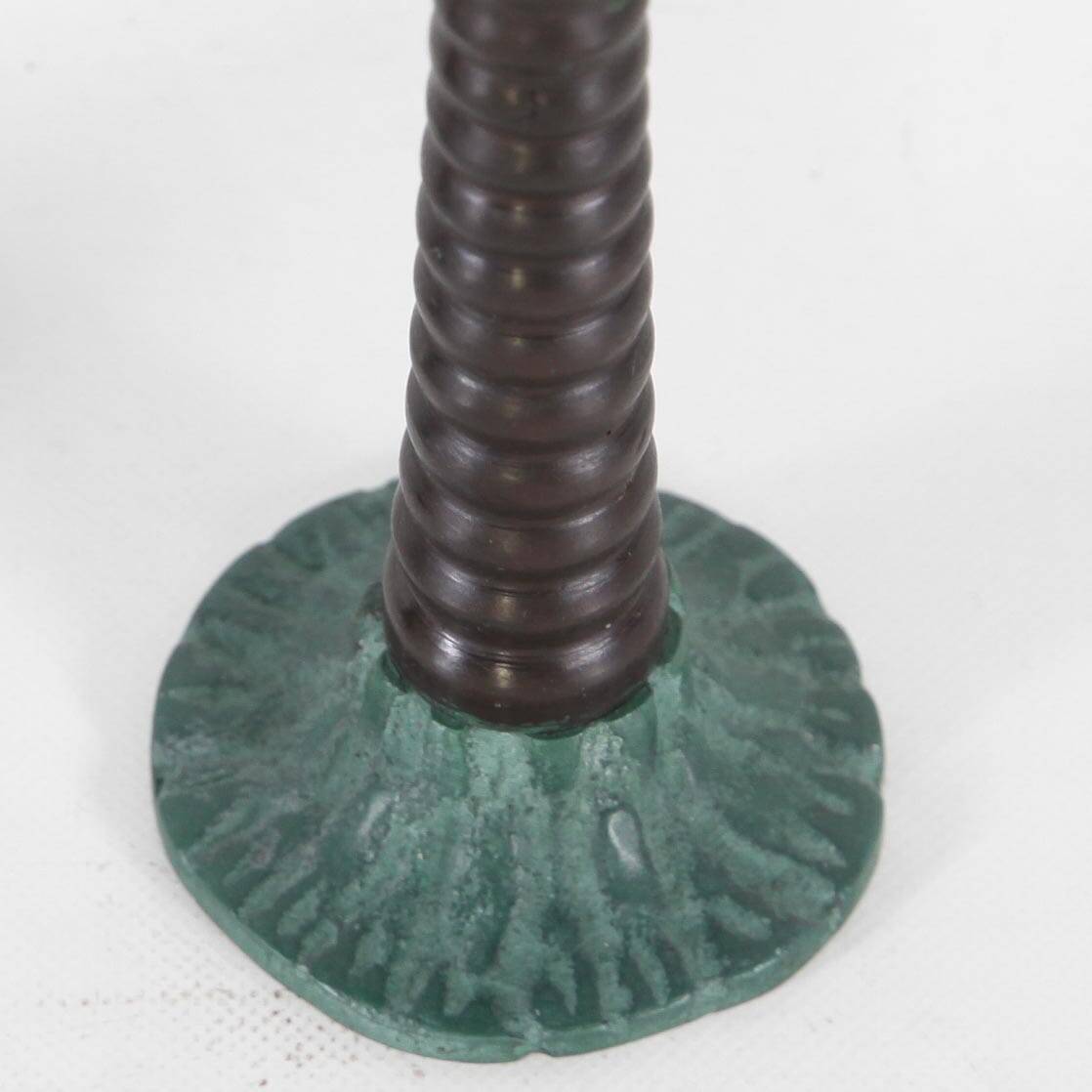 Lot de bougeoirs en laiton