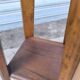 Solid oak saddle