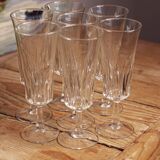 Set of 7 champagne flutes