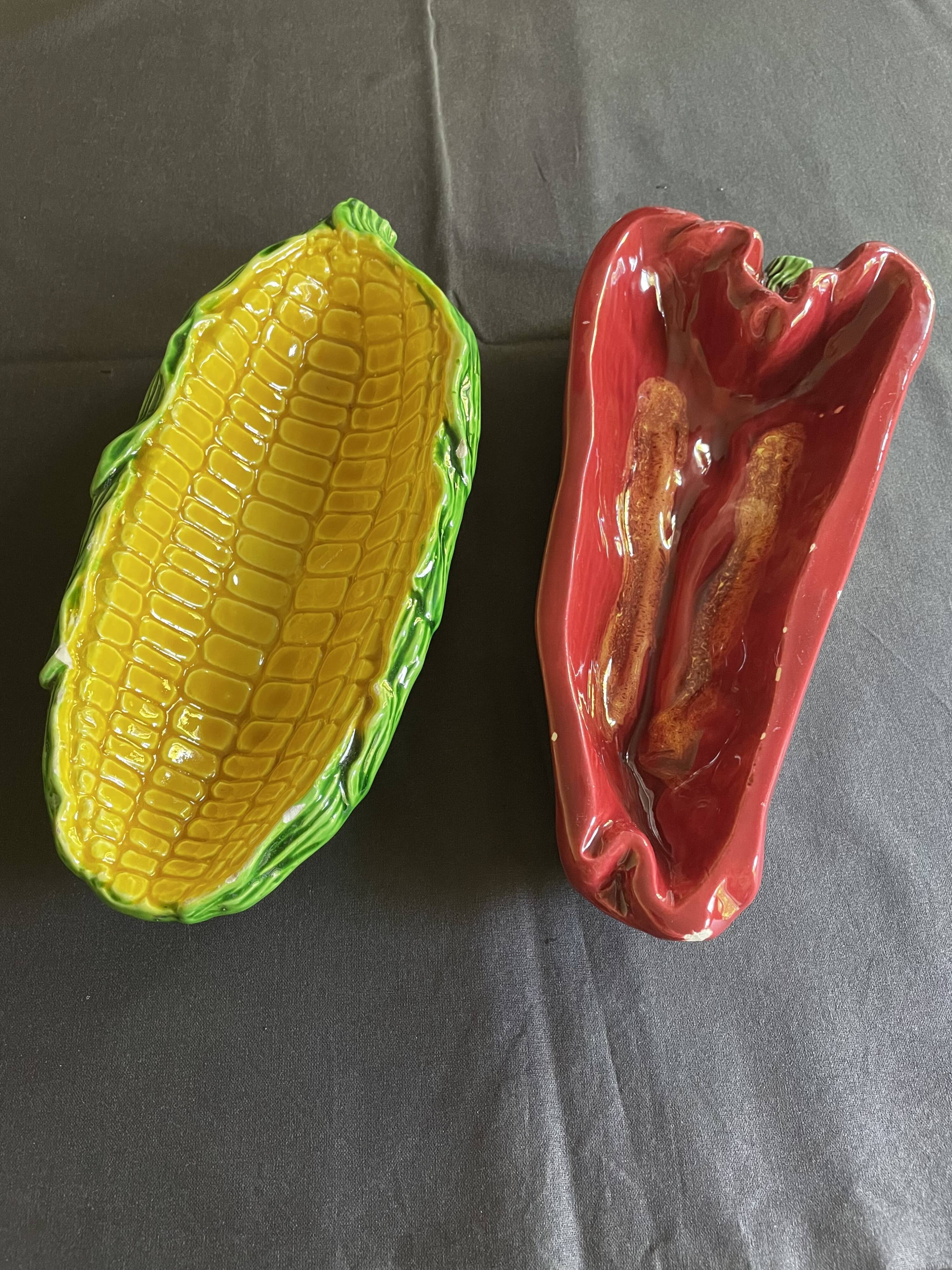 Corn and pepper slurry raviers