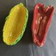 Corn and pepper slurry raviers
