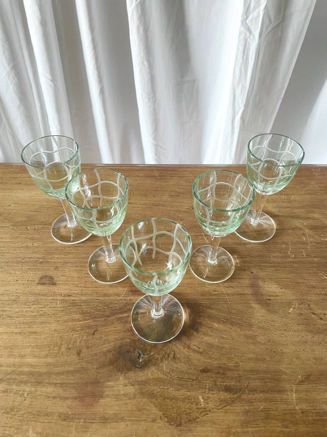 Verres Art déco