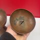 Candle holder x 2 brutalist copper candle pick (metalwork style)