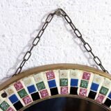 Vintage earthenware mirror 1970