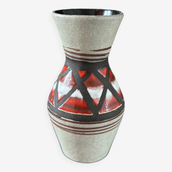 Vase fat lave keramik west germany
