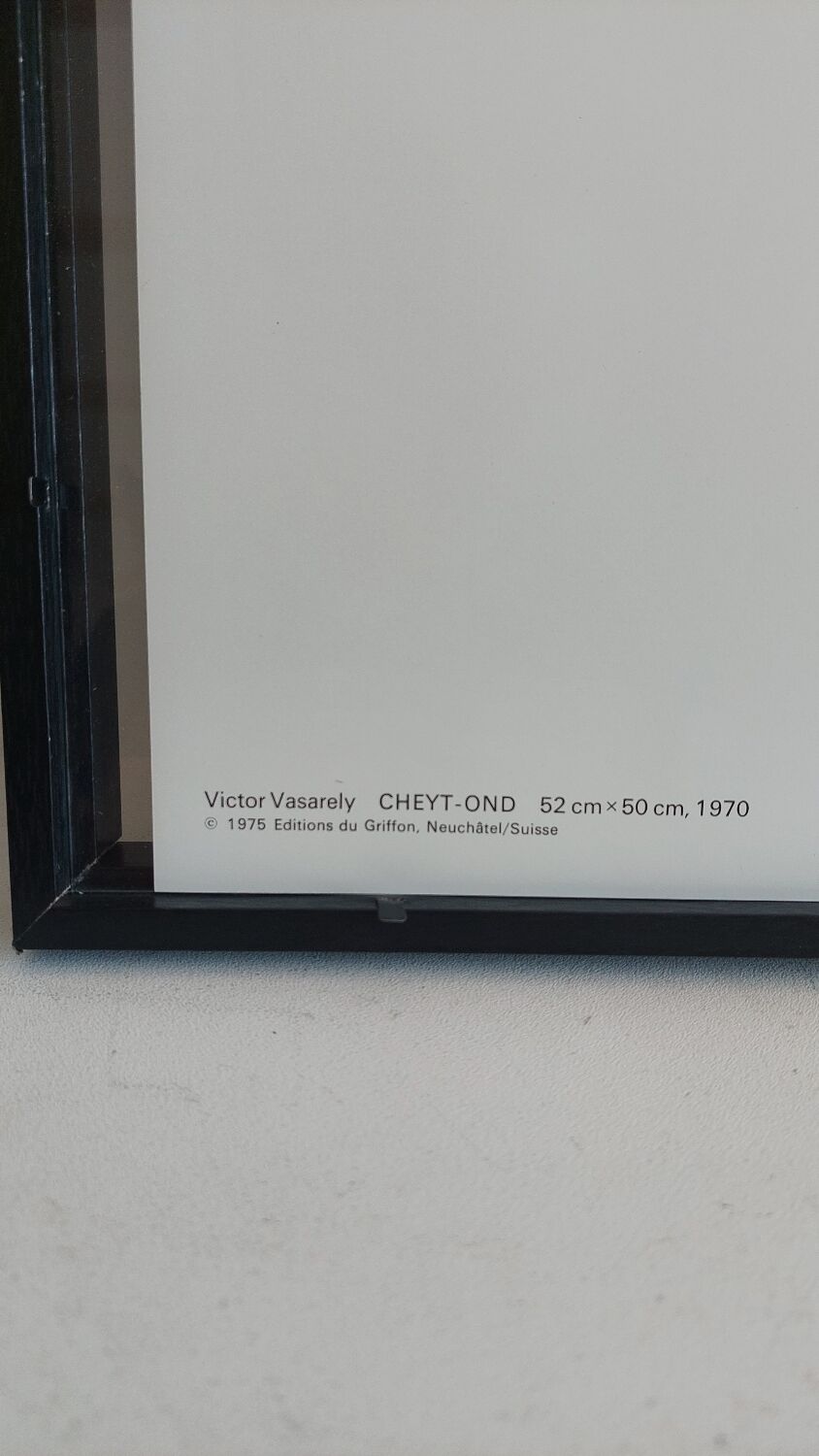 Original Vasarely lithograph