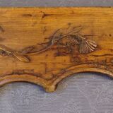 Panelling, ornamental pediment interior, 19th century.