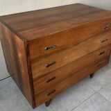 Coiffeuse, commode scandinave en palissandre, années 60