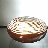 Vase design en pâte de verre