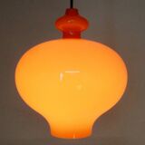 Suspensions en verre orange par Hans Agne Jakobsson