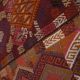 Vintage Turkish kilim, handwoven, 137x316 cm.
