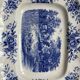 “Romantic” Sarreguemines serving dish