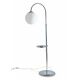 Lampe de sol chrome ajustable fonctionnelle, Tchécoslovaquie, années 1930
