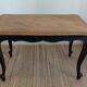 Table de salon noire et bois style Louis XV