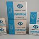 Service of 36 stemmed glasses complete, VMC Crystal, Reims, 1960s.