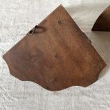 old corner wall shelves