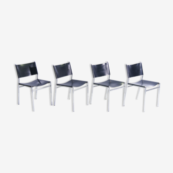 Lot de 4 chaises SE06 de Martin Visser