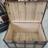 Large Vintage Travel Trunk - Locksmith Léopold Habert – 1920