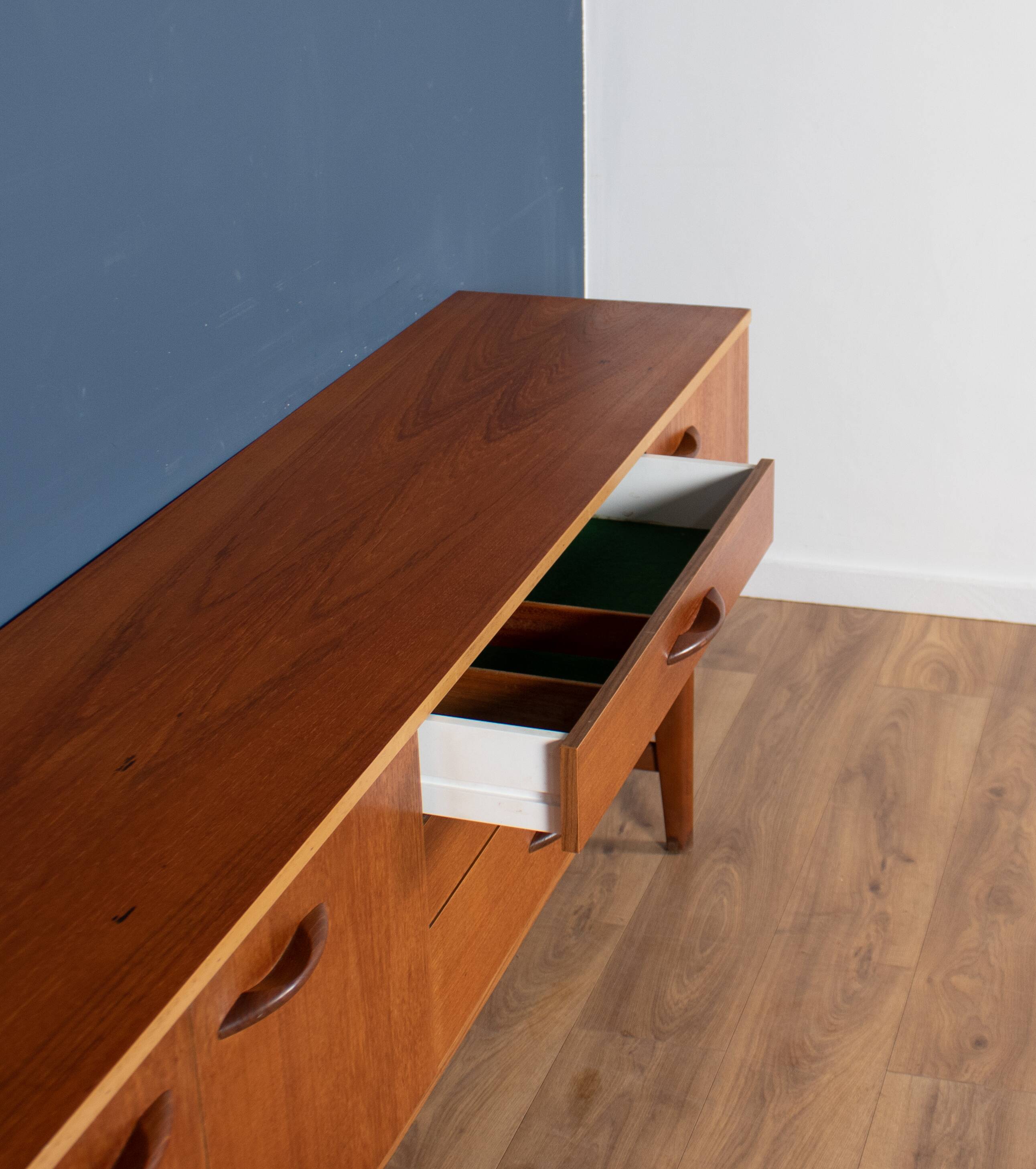 Retro teak 1960s avalon long mid century sideboard
