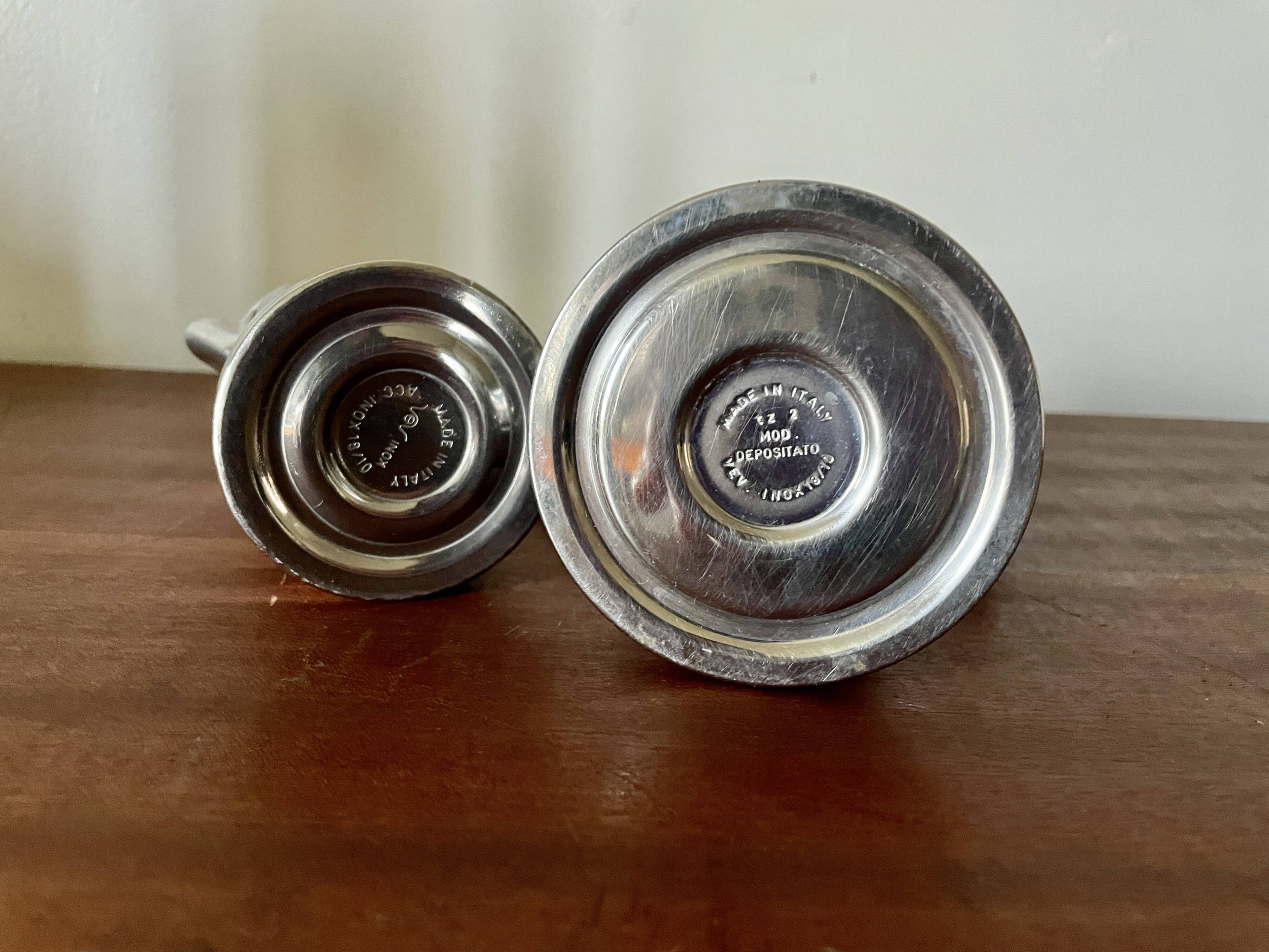 Vev Vigano Kontessa 1-cup cafetière, kettle, Italy