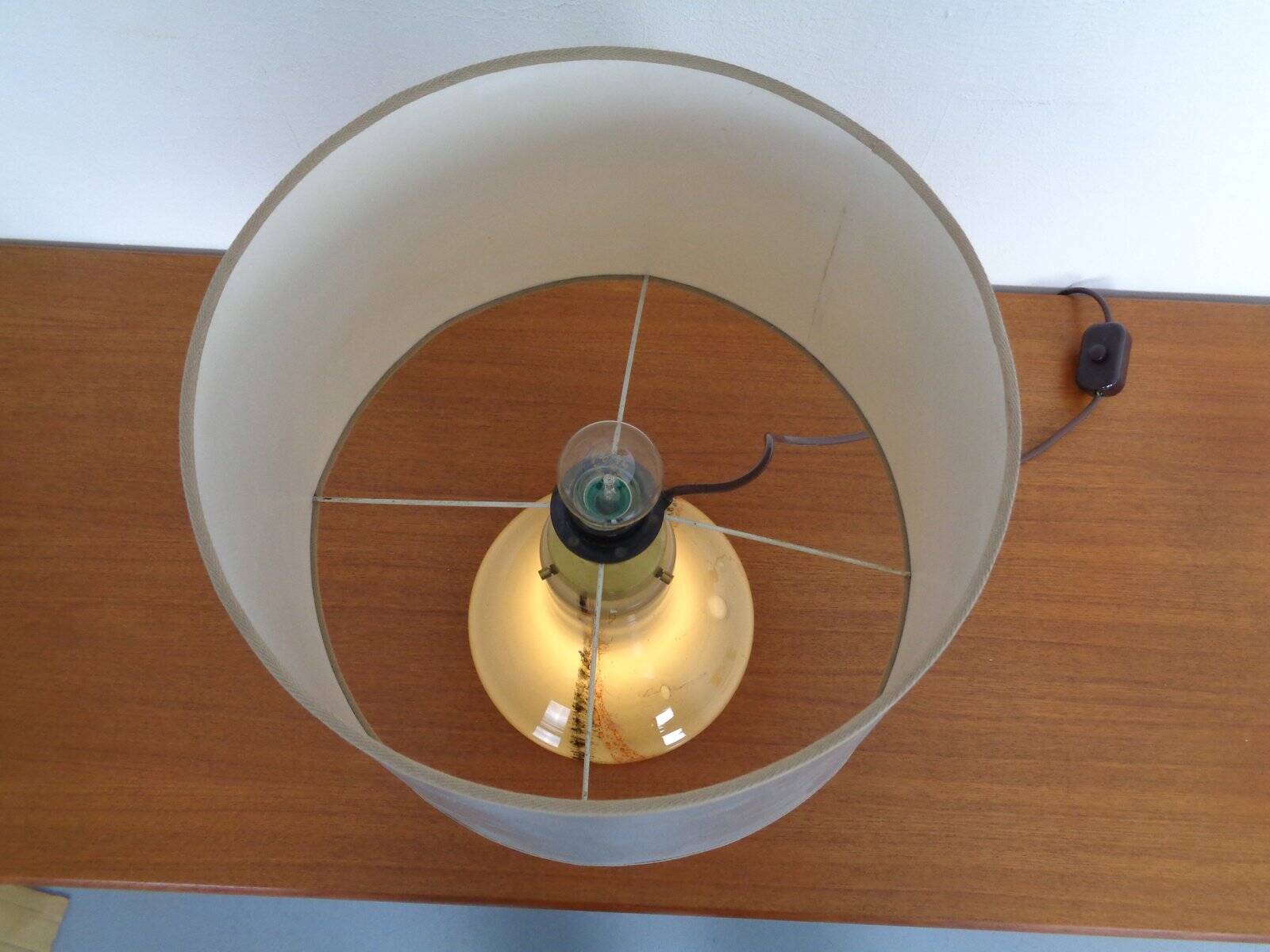 Glass Floor Lamp by Peil & Putzler, 1970s