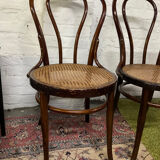 Pair of bistro chairs J&J Kohn early twentieth century