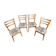 4 chairs