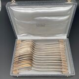 Silver metal cutlery