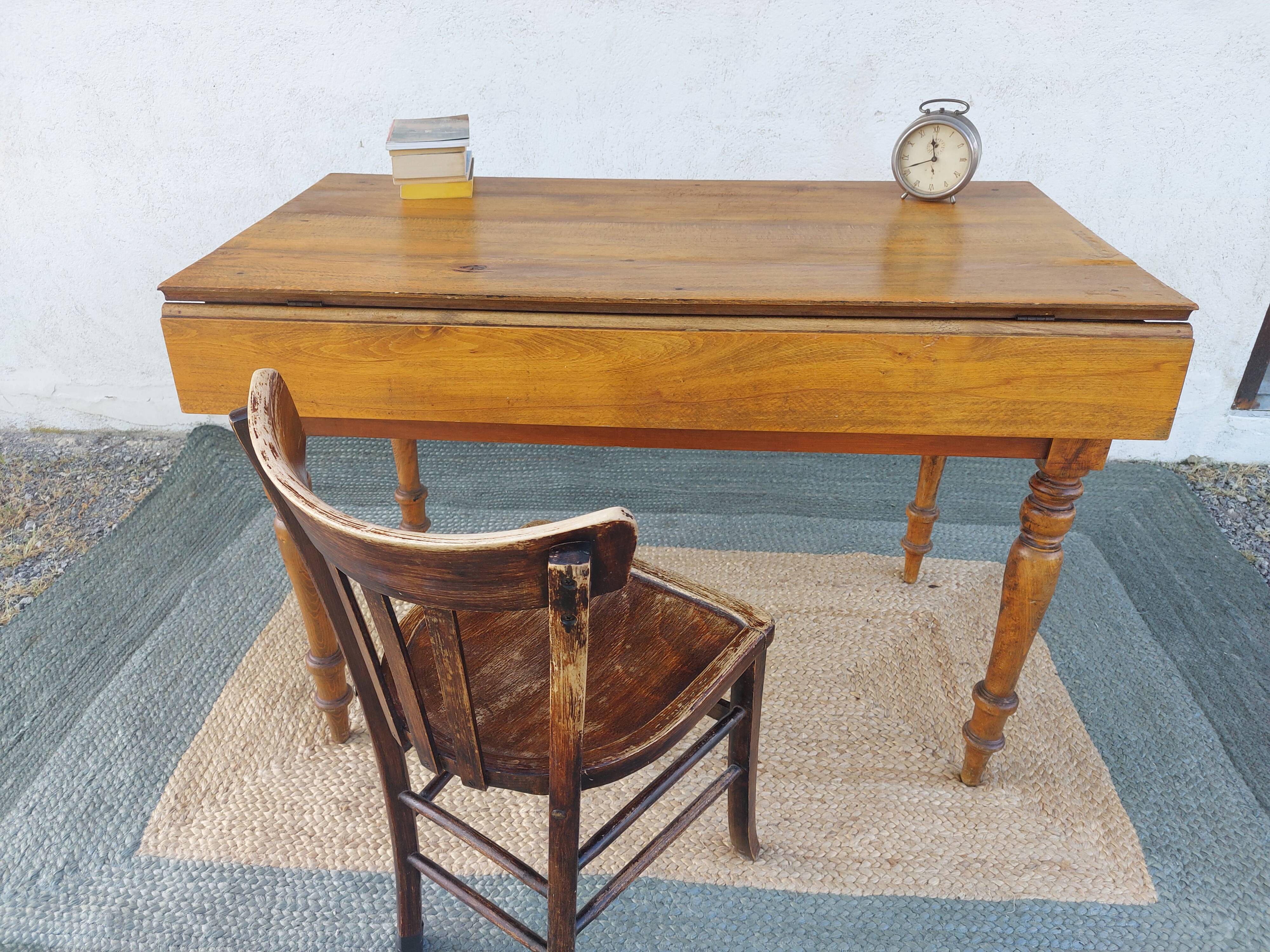 wooden table with extensions