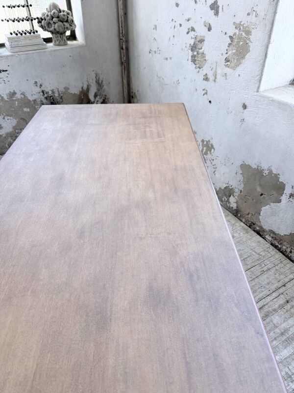 Table de ferme pieds tournés pin et bouleau 180cm