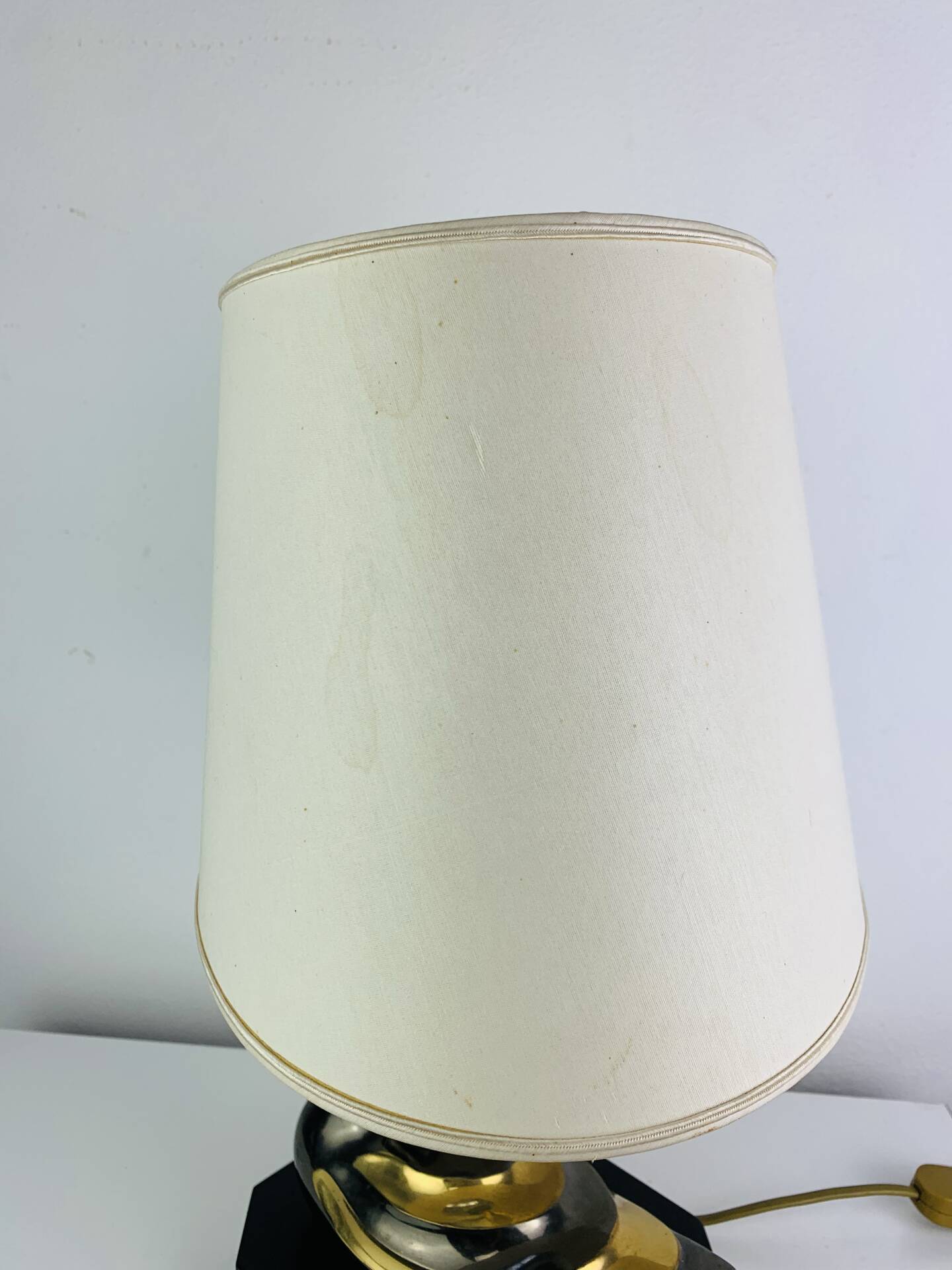 Lampe canard en laiton vintage