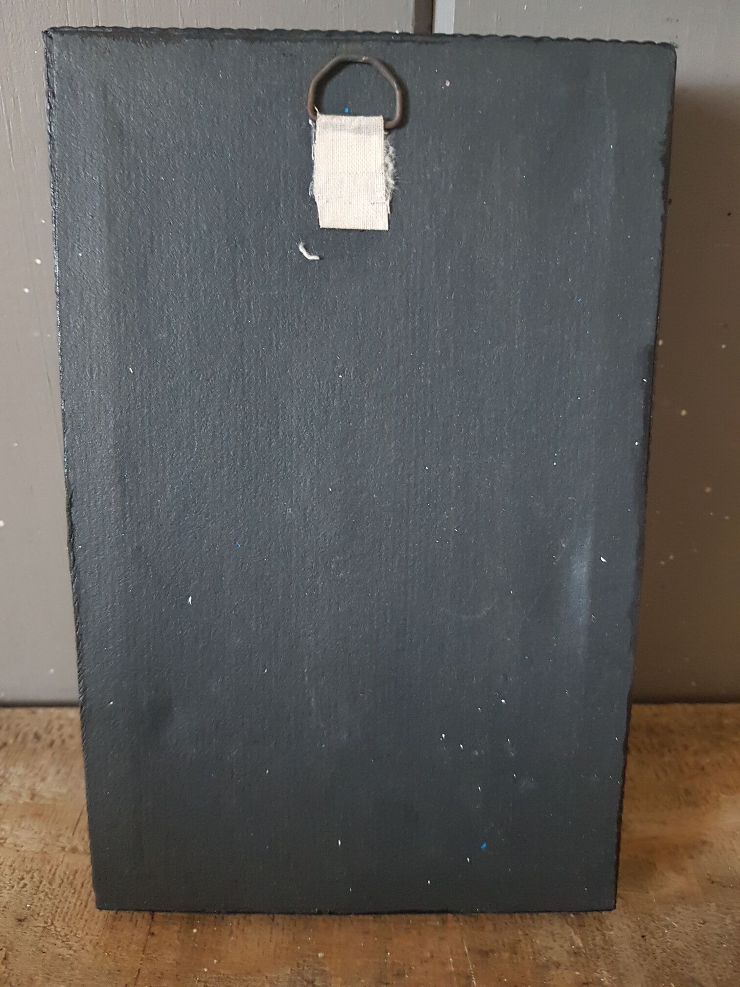 Naturalized scorpion frame under glass 1970