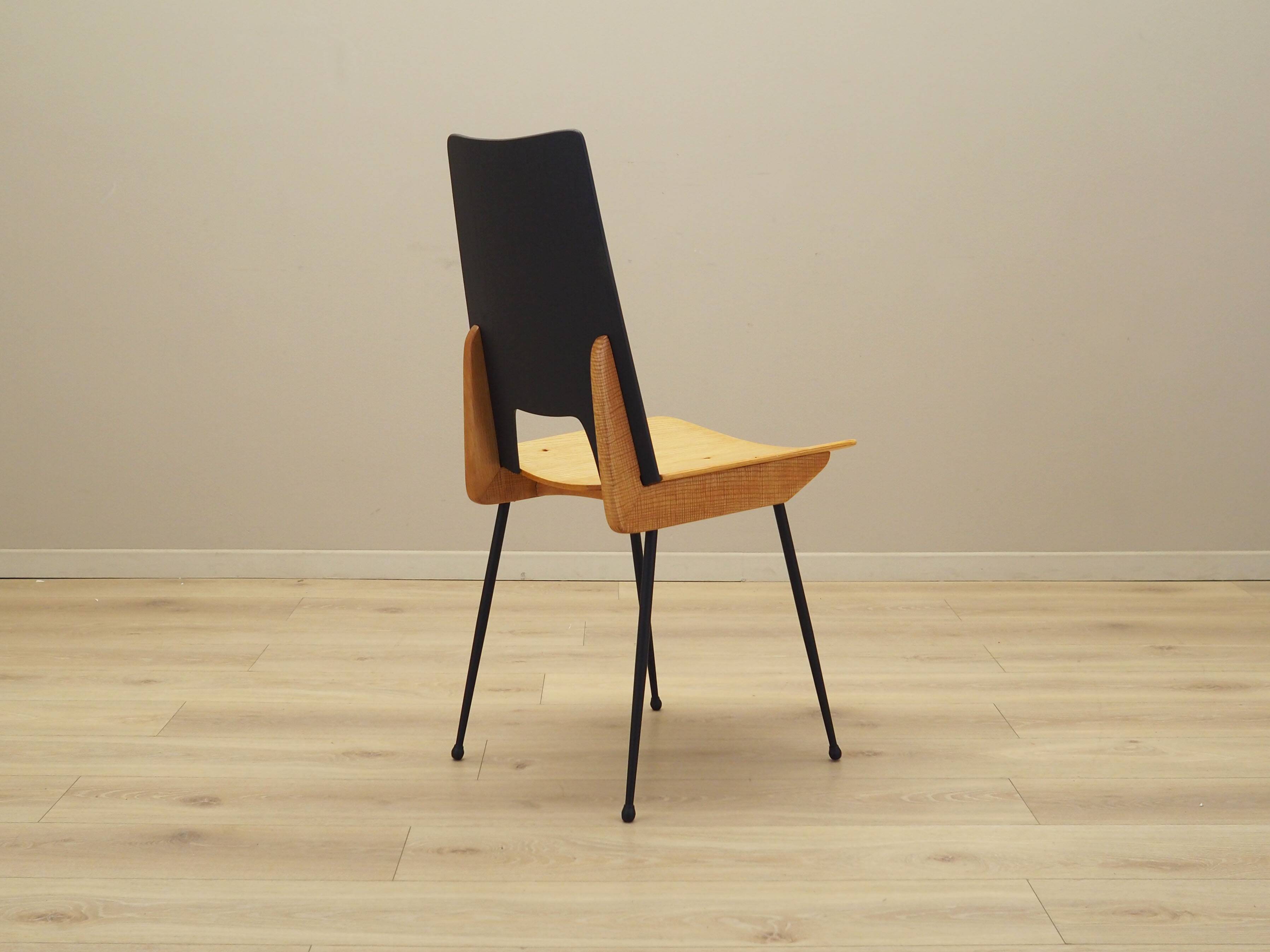 Set of six chairs, Italian design, 1950s, designer: Carlo Ratti, manufactur