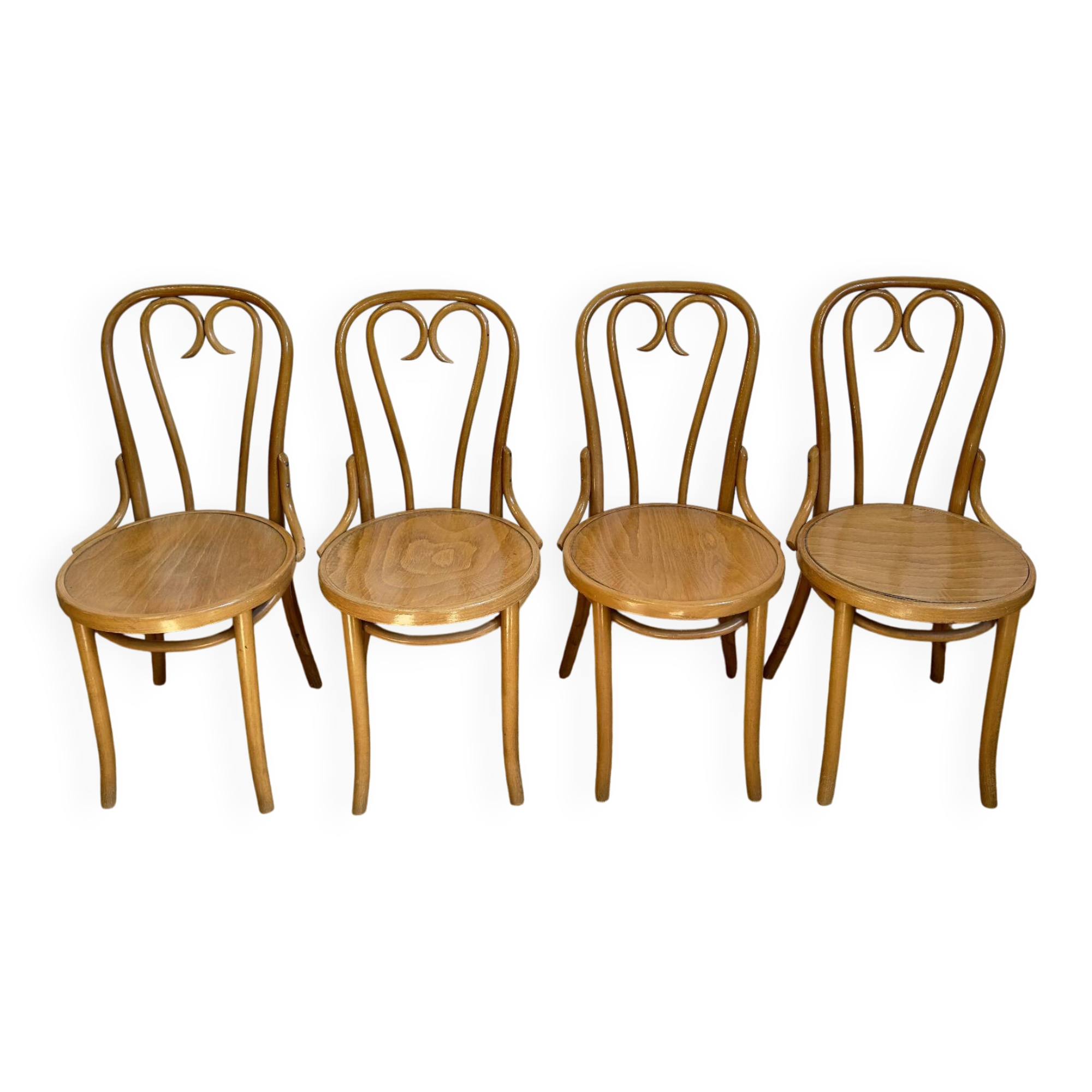 4 bentwood bistro chairs – Thonet style