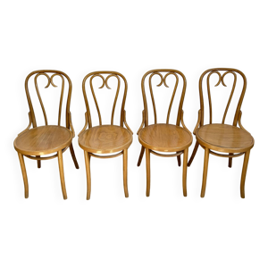 4 chaises bistrot en - bois