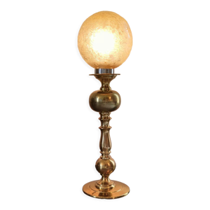 lampe en laiton vintage - 1970