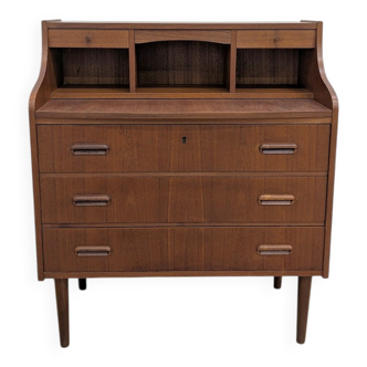 Vintage Scandinavian teak secretary