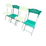 4 Fermob outdoor folding chairs