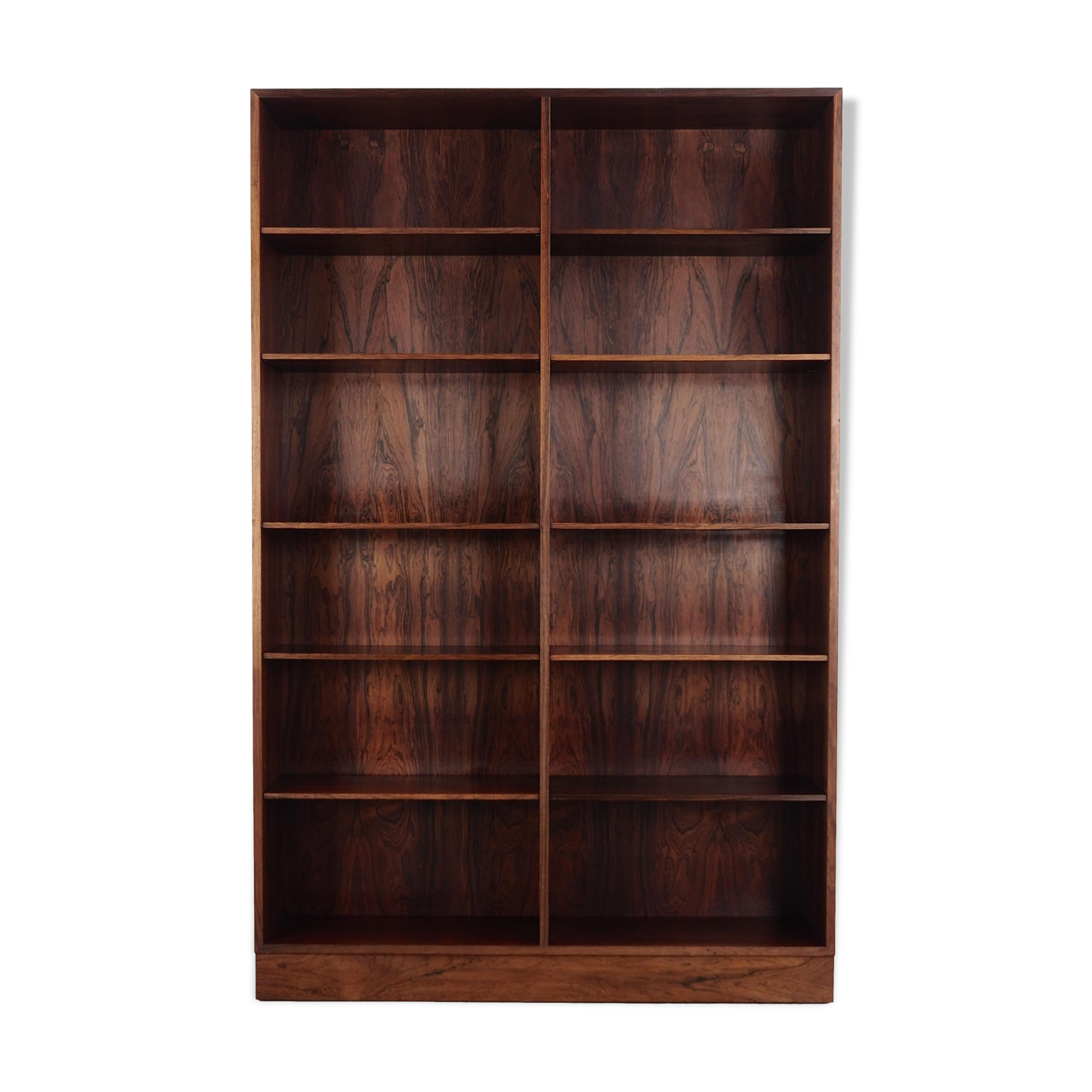 Rosewood bookcase, Danish design, 1960s, manufactured by Omann Jun
