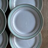 set of 6 vintage dessert plates