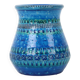 Vintage Blue Bitossi Vase Rimini Blue Aldo Londi Design Sixties