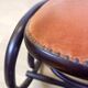 Bentwood pink capitonnée upholstered rocking chair for gasisa, spain, 1960's