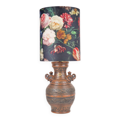 Lampe de sol en céramique Fat Lava vintage de Jasba, Allemagne de l'Ouest, années 1970