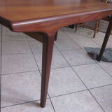 Scandinavian teak table with extensions
