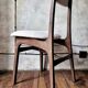 Vintage Polish dining chair style 200-190, by R. Hałas PRL