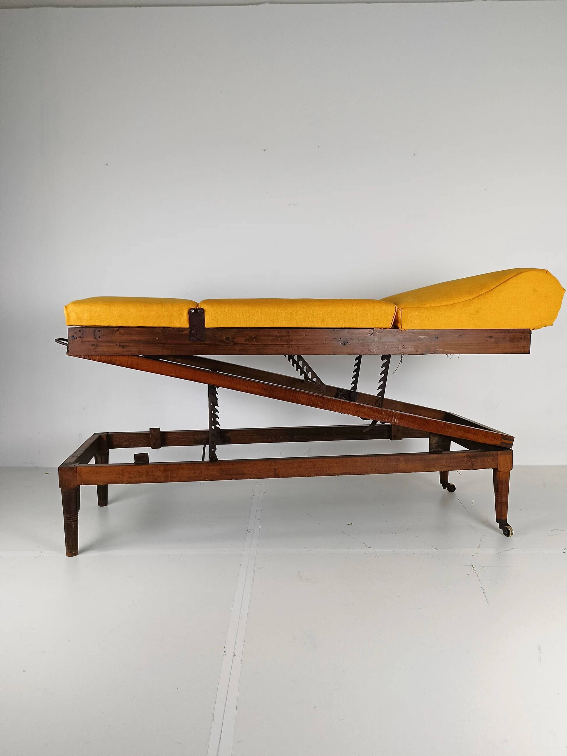Antique English military hospital bed