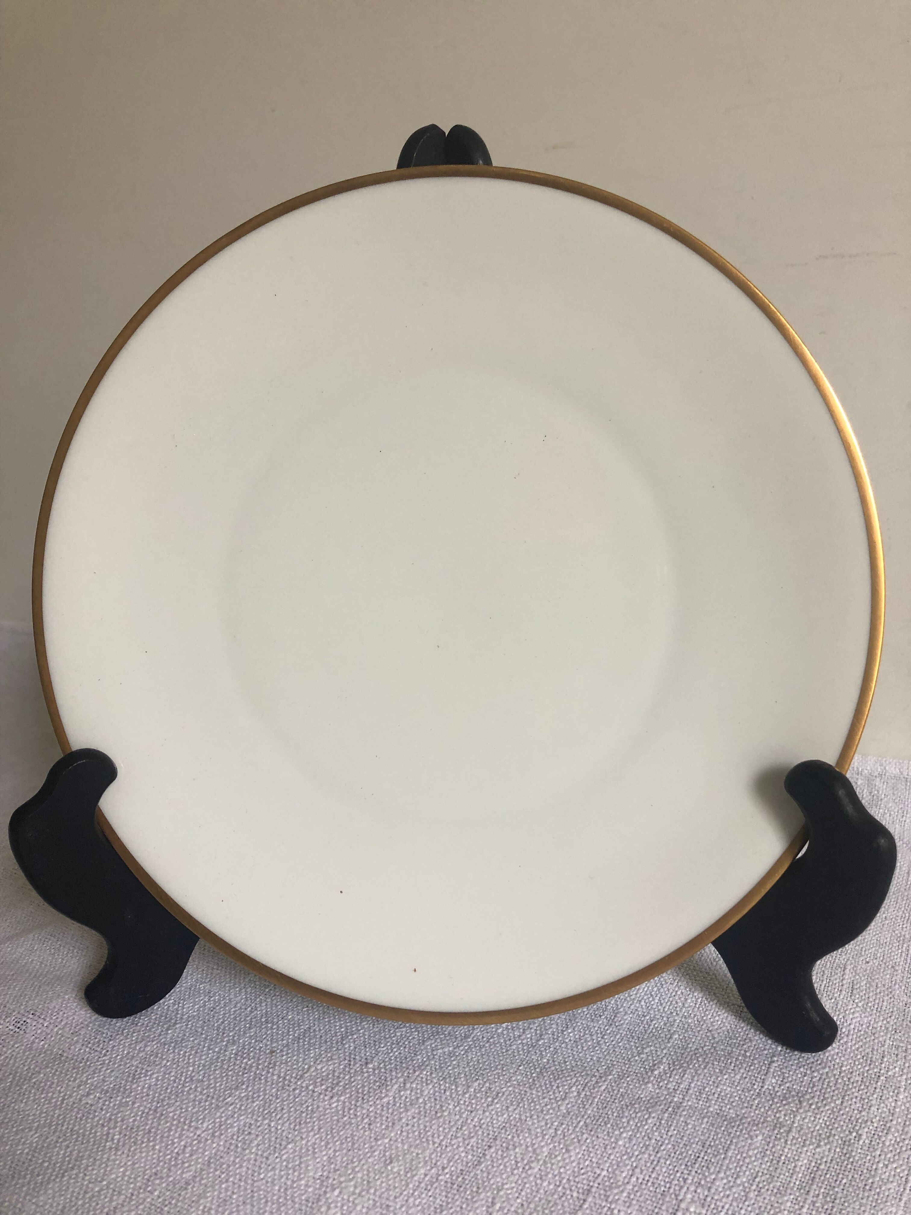 10 dessert plates - Limoges Chastagner porcelain