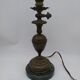 Bronze / brass lamp base, late 19th century.